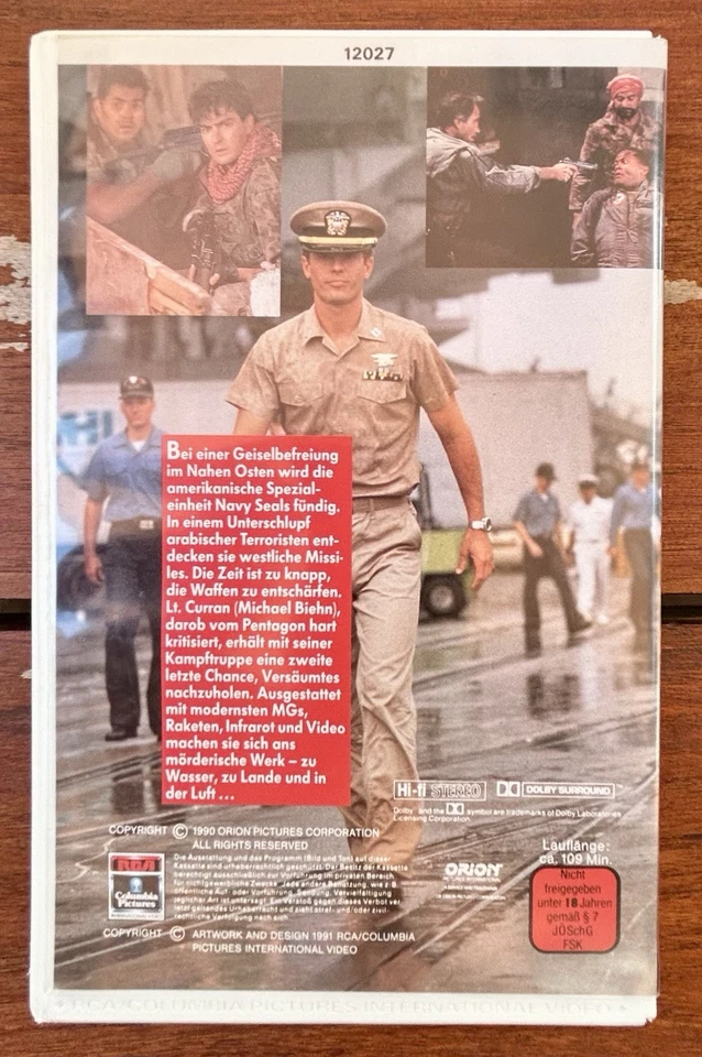 VHS Navy Seals - RCA Columbia - Action Kult - Charlie Sheen - Bild 2 von 4