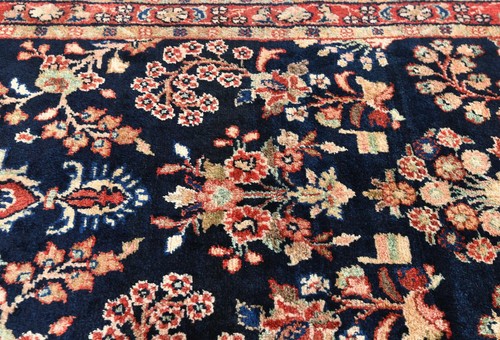 Vintage Hand-Knotted Tribal Runner Rug 3X15 ft Floral Oriental Hallway Carpet - Picture 7 of 12