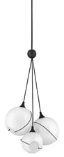 Hinkley Lighting 30304 Skye 3 Light 18"W Multi Light Pendant - Black / Cased