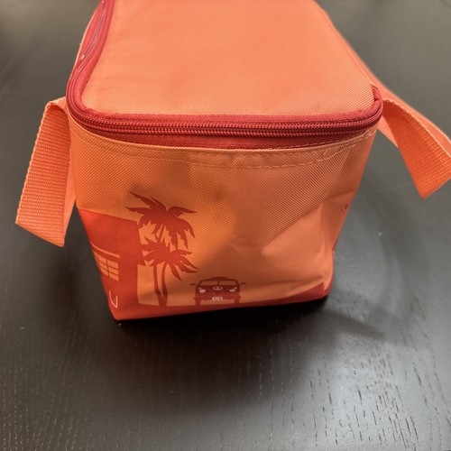 Trader Joe's Set of 2 Mini Insulated Bags 1.5 Gal Peach & Blue Tote New w/tags - Picture 12 of 15