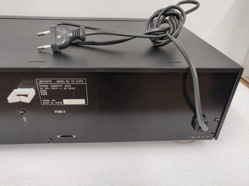 SONY TC-K470 Stereo Cassette Deck - Afbeelding 11 van 14