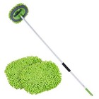 Car Wash Brush, 62-Inch Extendable Car Washing Brush Soft Chenille Fiber head