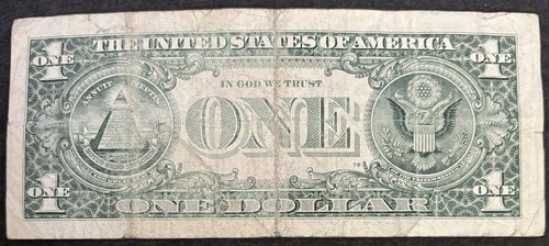 2009 Atlanta $1 Bill Star Note ⭐️ Triple Pair Double 00’s & 88’s Fancy Numbers - Picture 2 of 2