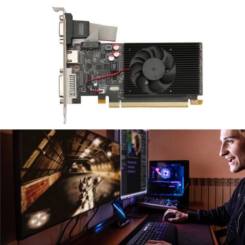 Desktop Graphics Card R5 220 1GB GDDR3 64bit 650/533MHz DVI VGA HD Ports PCI Kit - Picture 21 of 22