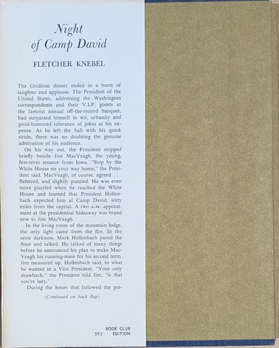 NIGHT OF CAMP DAVID von Fletcher Knebel 1965 Harper & Row Hardcover v. Chr. - Bild 2 von 8