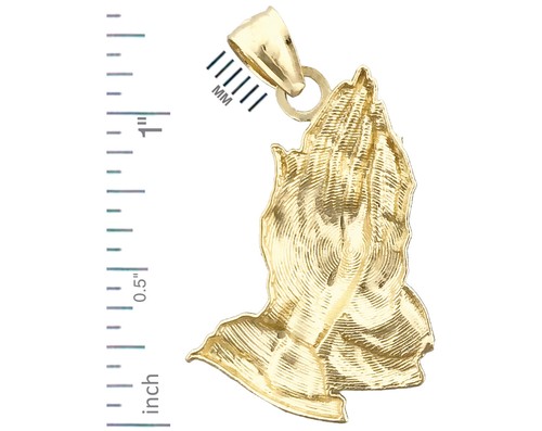 Colgante Manos Oradoras Oro 14K - Imagen 2 de 6