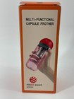 Rock2More Capsule Frother Red 12oz Milk Frother Mixer Shaker Reddot Award NEW