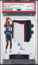 2019 NATIONAL TREASURES PATCH AUTO #133 BOL BOL 21/99 PSA 8