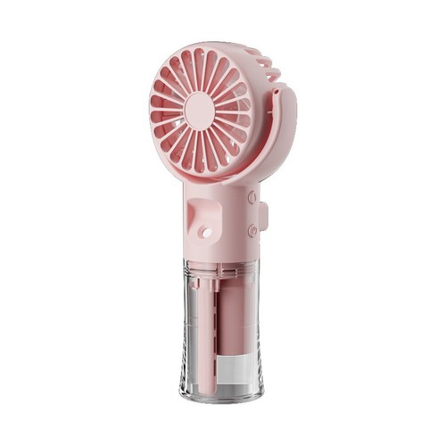 Rechargeable Portable Fan with Powerful Motor and Cooling Mist Feature - Afbeelding 2 van 5