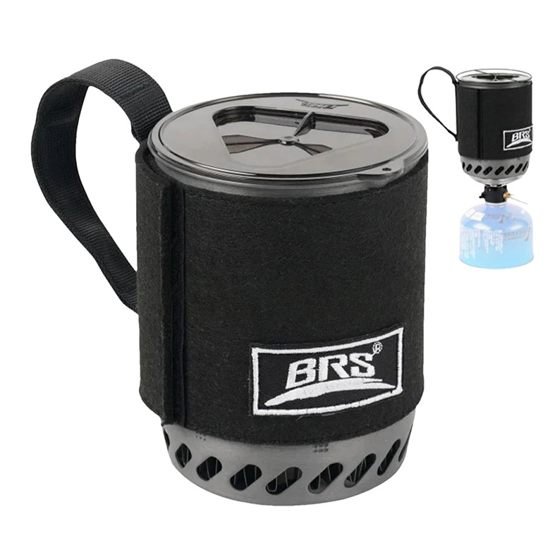 Kit de estufa de camping para caldera de chorro estufa portátil para mochileros para cocina de caza