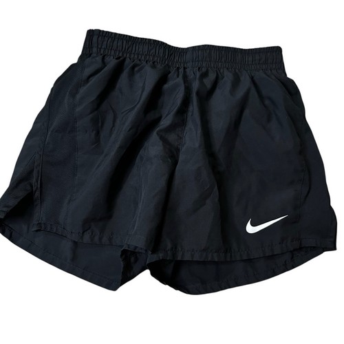 Nike Black and Gray ATHLETA GIRL Athletic Shorts Size Large 12 Performance - Picture 2 of 9