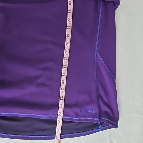 L.L. Camicia donna Bean peso medio manica lunga aderente taglia XL viola outdoor - Foto 4 di 8