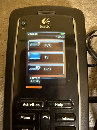 Logitech Universal Remote Control Harmony 900 w Charging Dock Base + Battery - Afbeelding 3 van 12