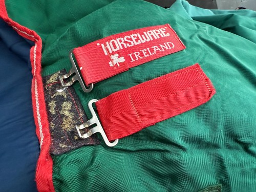 Horseware IRLAND Rambo TEPPICH ALTER TYP TURNOUT 81 WASSERDICHTES NETZ INNEN GRÜN/ - Bild 2 von 9