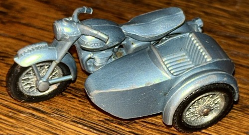 Vintage Matchbox Lesney Triumph T110 Motorcycle W/Sidecar No. 4 Die-Cast Toy - Picture 10 of 23
