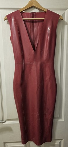 House Of CB - Rivera Latex Dress - UK 8