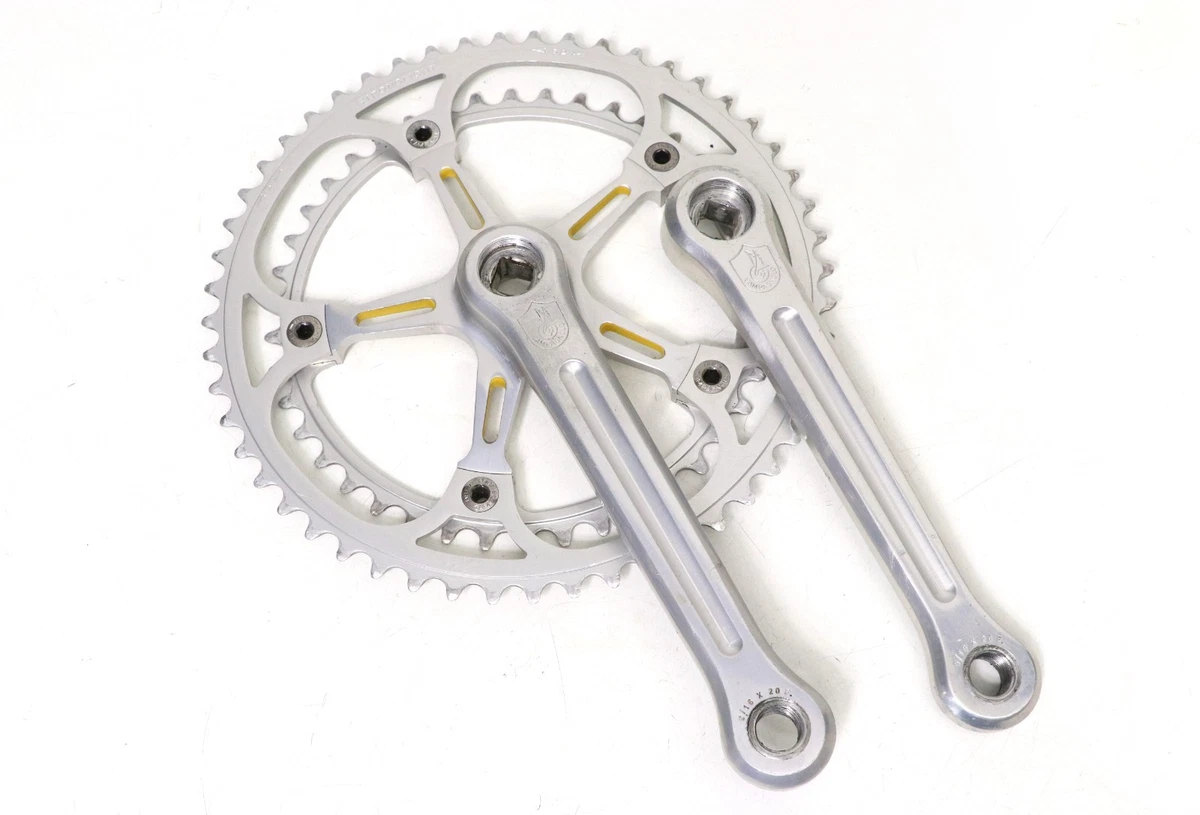 Guarnitura Campagnolo Super Record Titanio 53/39T 11s 170mm - Nuova In Scatola (NOS)