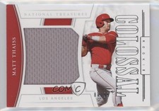 2020 Panini National Treasures Rookie Colossal Materials /99 Matt Thaiss RC