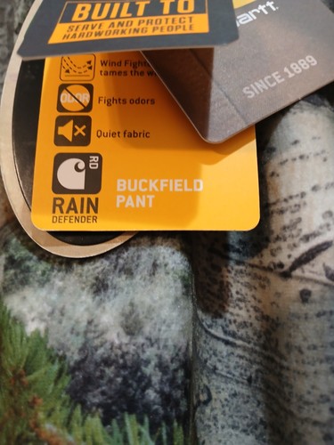 Carhartt Rain Defender TrueTimber Camo Hunting Pants 2XL New With Tags - Picture 3 of 10