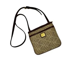 Lauren Ralph Lauren RLL Monogram Crossbody Purse Bag Adjustable