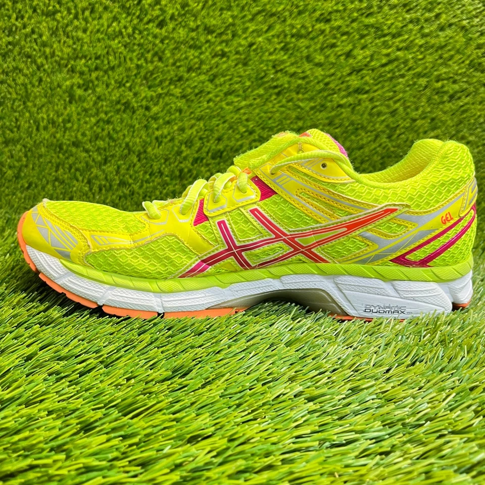 Zapatillas deportivas para correr Asics GT-2000 2 para mujer talla 9,5 amarillo rosa Foto 2 de 4