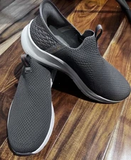 Skechers Shoes Men's 12 Arch Fit Slip Ins Charcoal Comfort Casual 232900