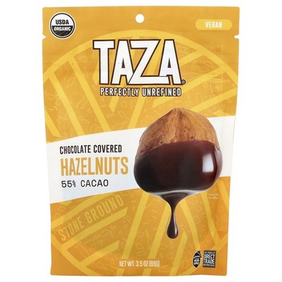 Chocolate Covered Hazelnuts, 55% Cacao, 3.5 oz (99 g)
