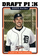 2005 Topps #677 Justin Verlander Rookie Card RC First Year Draft Pick 