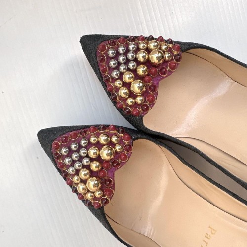 Christian Louboutin スタッズハイヒール　35 クリスチャンルブタン ハイヒールパンプス スタッズ レディース