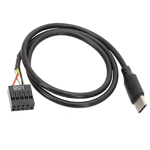 1Pcs USB 9Pin to USB Type C Cable for Computer Motherboard to USBC7906 - Afbeelding 5 van 7
