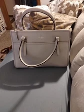 Kate Spade Beige New York Dbl Handle Picket Book Sz 9 By 13.5