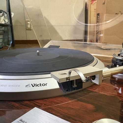 Giradischi Victor QL-A7 Giradischi Blocco Quarzo Trazione Diretta Funzionamento Confermato - Foto 3 di 9