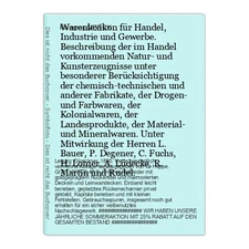 Commodity Lexicon for Trade, Industry and Commerce. B MERCK, Klemens