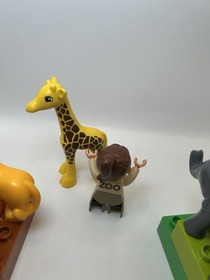 Lego Duplo 4962 Baby Zoo Animals Lion Elephant Giraffe Polar Bear - Incomplete