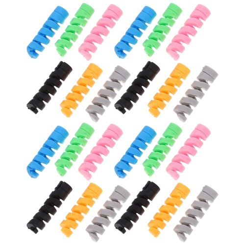 30 Pcs Schutzhülle Für Datenkabel Kleiner Kabelschutz Aus Silikon - 第 6/12 張圖片