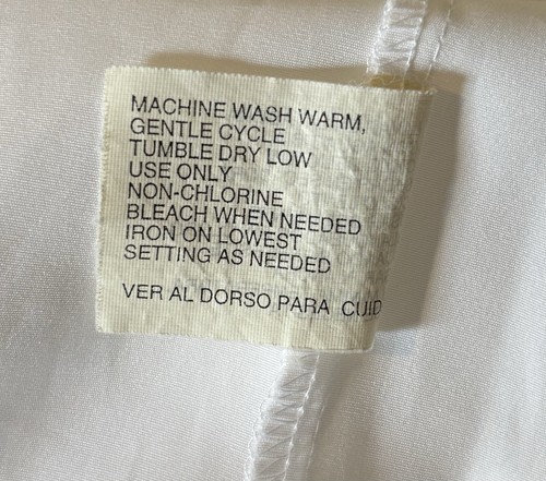 Vtg Christie & Jill Blouse Womens 16 P Petite Embroidery Pearl Button Victorian  - Picture 10 of 10