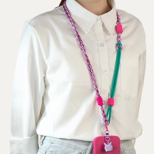 With Patch Phone Strap Lanyard Long Mobile Phone Straps New Phone Lanyards - Photo 9 sur 19