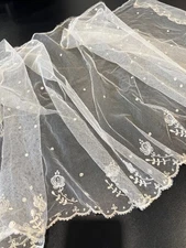 ANTIQUE LACE - CIRCA 1900’s, LOVELY BONNET VEIL