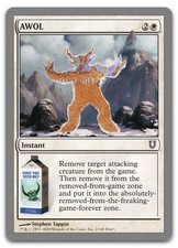 AWOL #2 (NM) Unhinged UNH Magic MTG