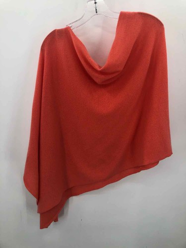 Pre-Owned Minnie Rose Orange Size One Size Poncho Sweater - Picture 2 of 3