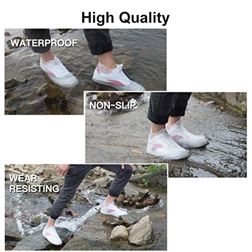 VBoo wasserdichte Überschuhe rutschfest wasserabweisend Überschuhe Silikon Gummi - Bild 2 von 6