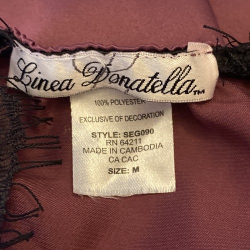 Linea Donatella 2pc.set Nightgown / Robe Set Size Med. - Picture 10 of 12