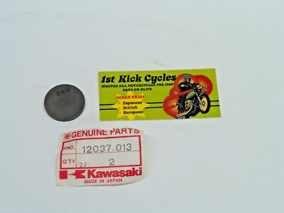 NOS KAWASAKI TAPPET SHIM 2.60T ZX1300 KL600 12037-013 OEM | eBay