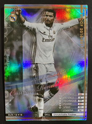2016-17 Panini WCCF Best Unit Cristiano Ronaldo rare Real