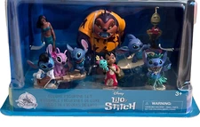 NIB Disney Lilo & Stitch Deluxe Figurine Figure 8 pieces Play Toy 