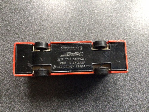 Matchbox superschnelle Nummer 17 Londoner Bus Chambourcy Joghurt selten KEINE BOX 1 1972 - Bild 12 von 12