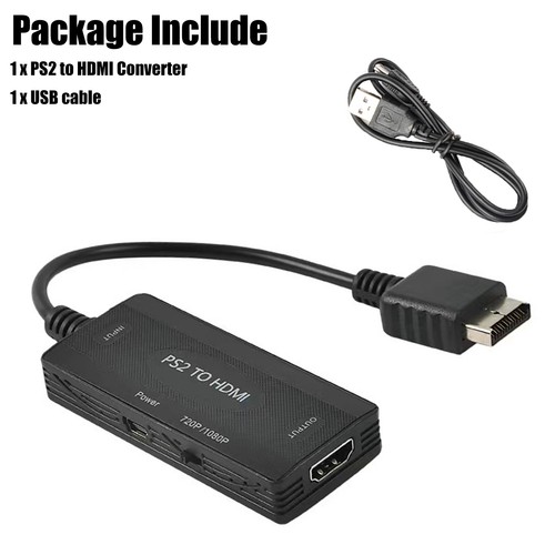 PS2 to HDMI Converter 1080P HD Monitor HDTV Video Adapter for PlayStation 1/2/3 - Picture 7 of 9