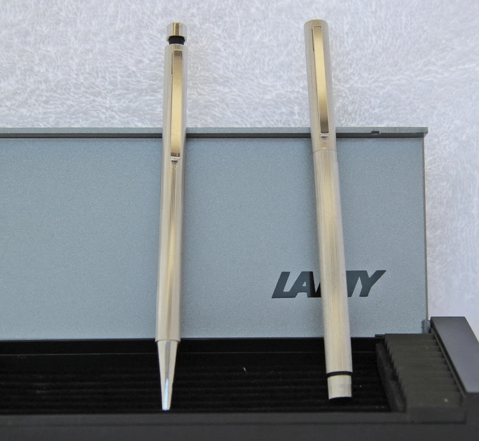 Lamy Schreibset - Sterlingsilber - Füller mit 585er Feder  + Tintenroller - Bild 2 von 4