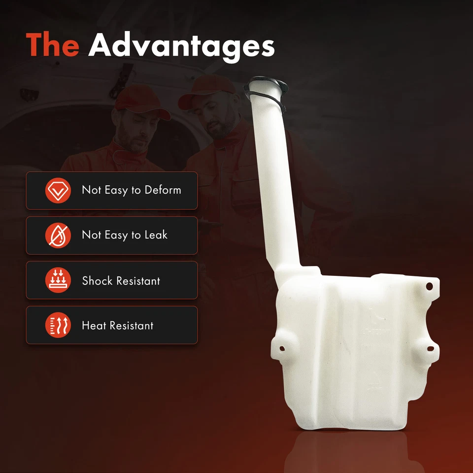 Reservatório de lavadora de para-brisa com tampa e bomba para Suzuki Aerio 2002-2006 3845054G00 - Imagem 3 de 4