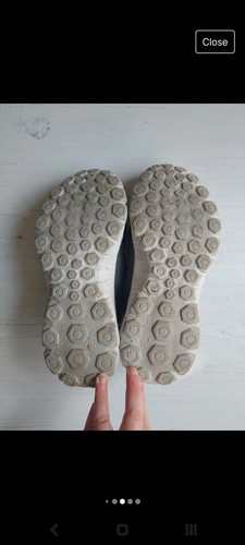 Ladies Grey Pull On Memory Foam Slip On Trainers Atmosphere UK 7 40-41 - Picture 4 of 6